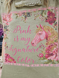 Pink Is My Signature Color Tattered Shirt Bundle image 0