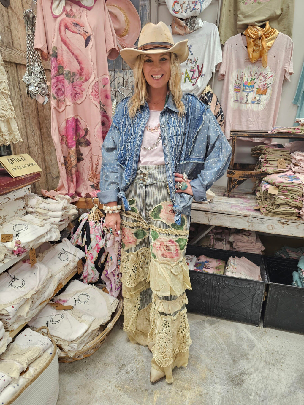 Denim Polka Dot Shirt Bundle image 1