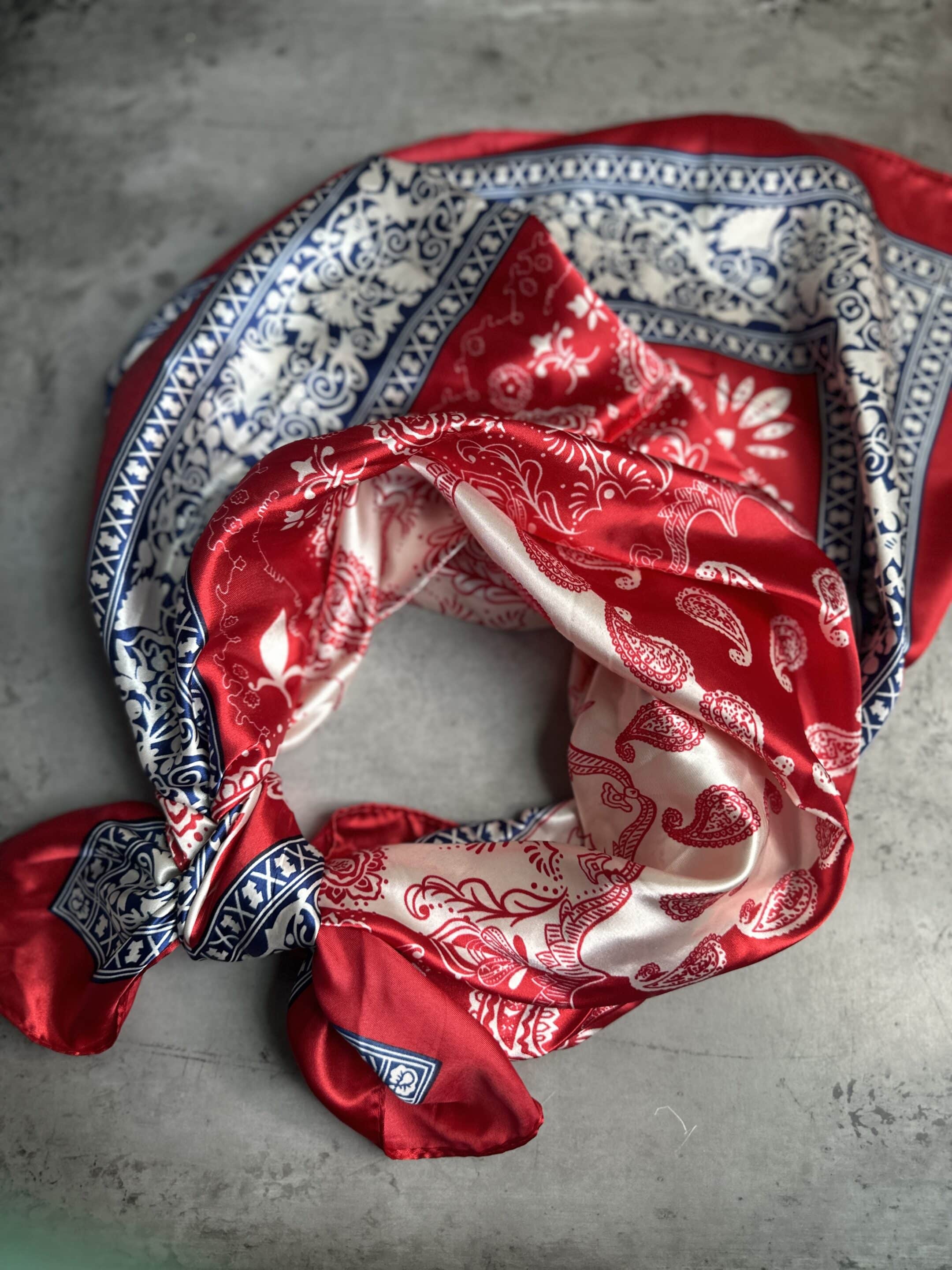 Red White and Blue Bandana Wild Rag image 0
