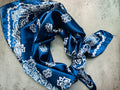 Azure/Navy Blue Bandana Wild Rag image 0