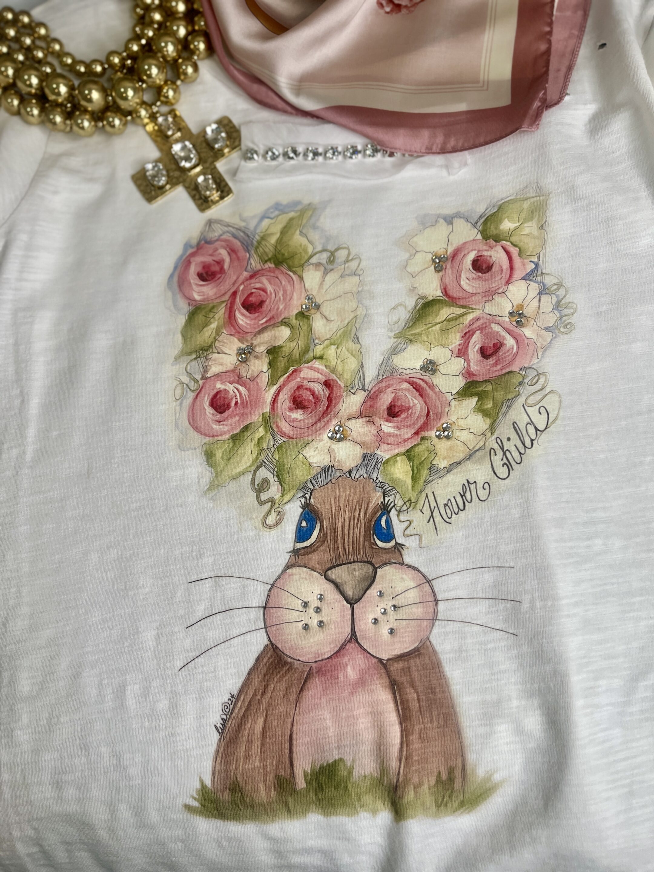 Flower Child Bunny Shirt Bundle image 2