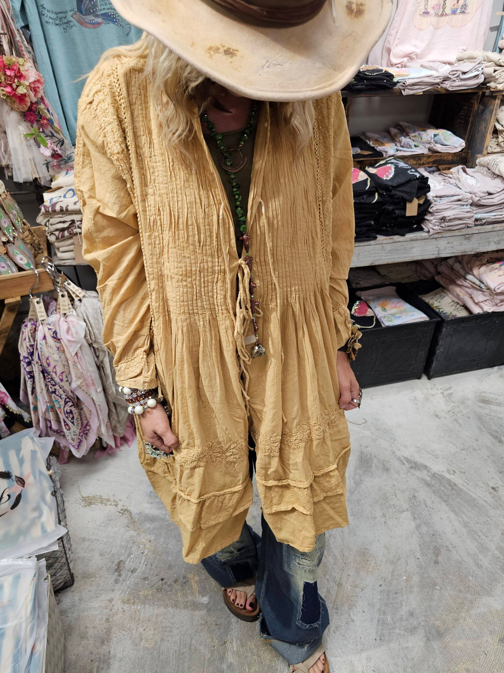 Mustard Tie Top Bundle image 3