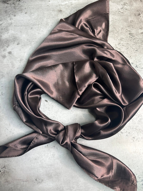 Chocolate Brown Wild Rag image 0