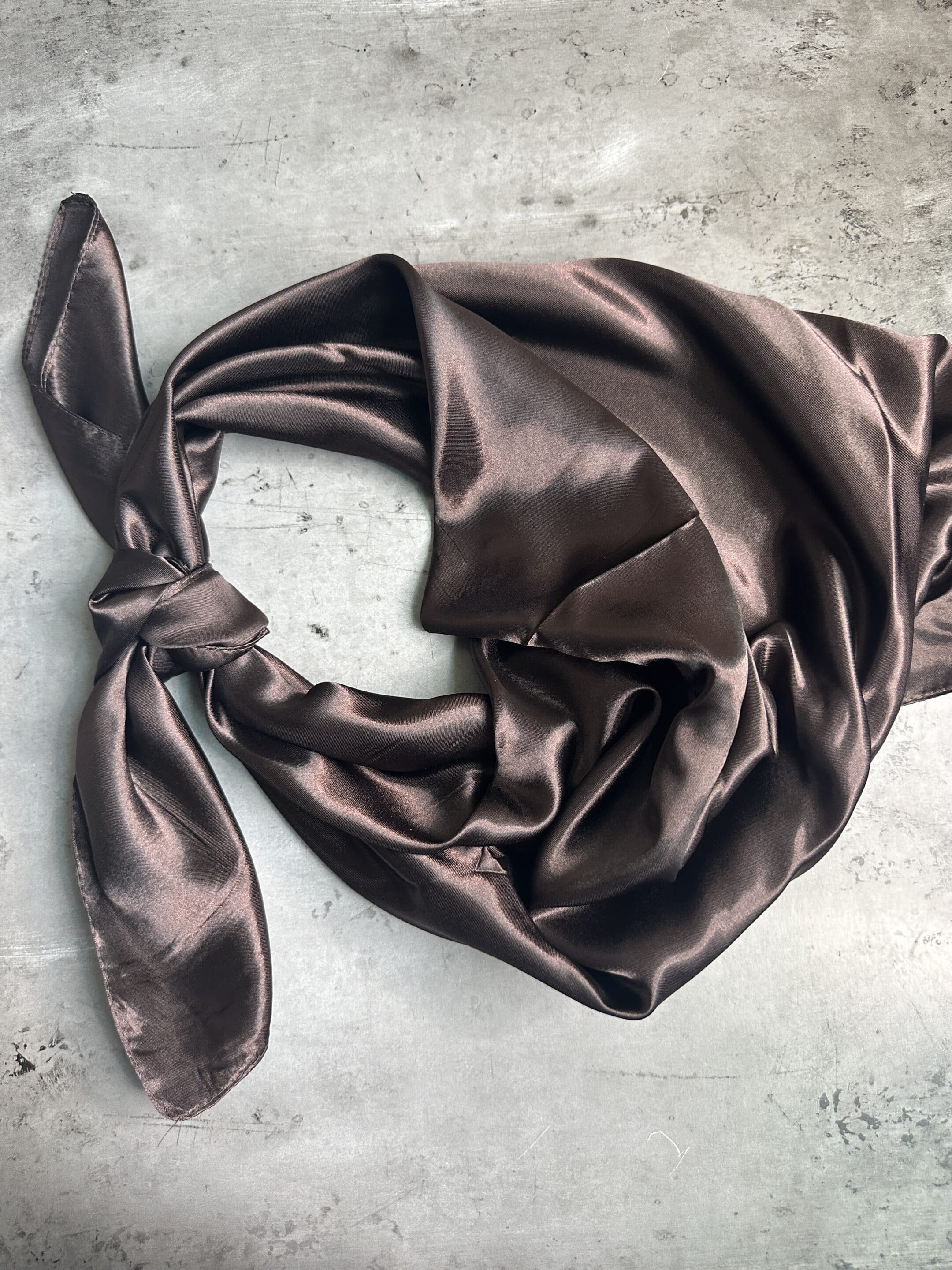 Chocolate Brown Wild Rag image 2