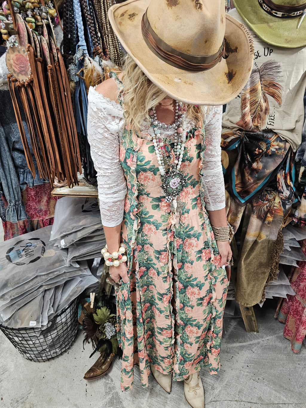 White Lace Layer Shirt