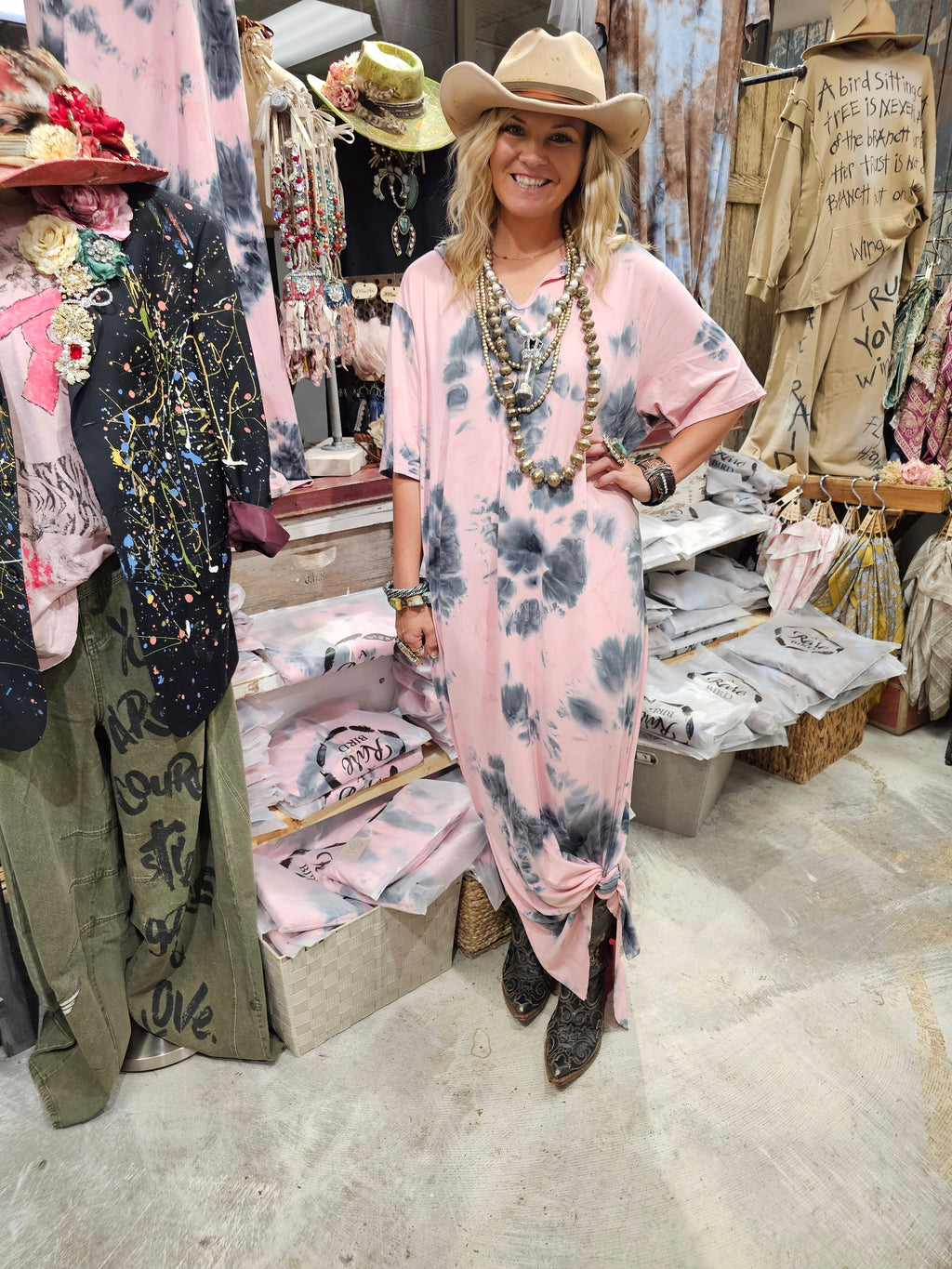 Pink Cloud T-Shirt Dress Bundle