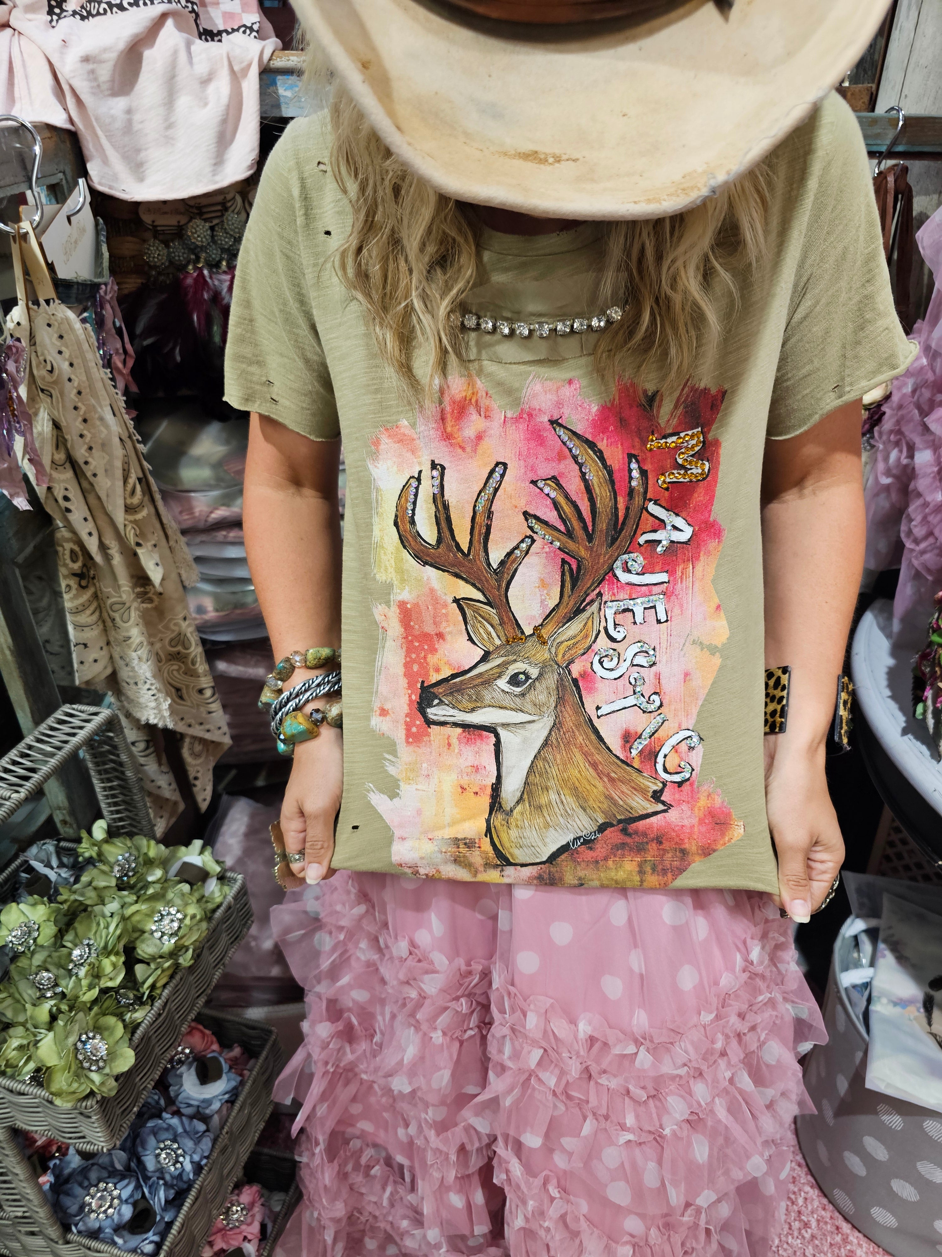 Majestic Deer Tattered Tee Bundle