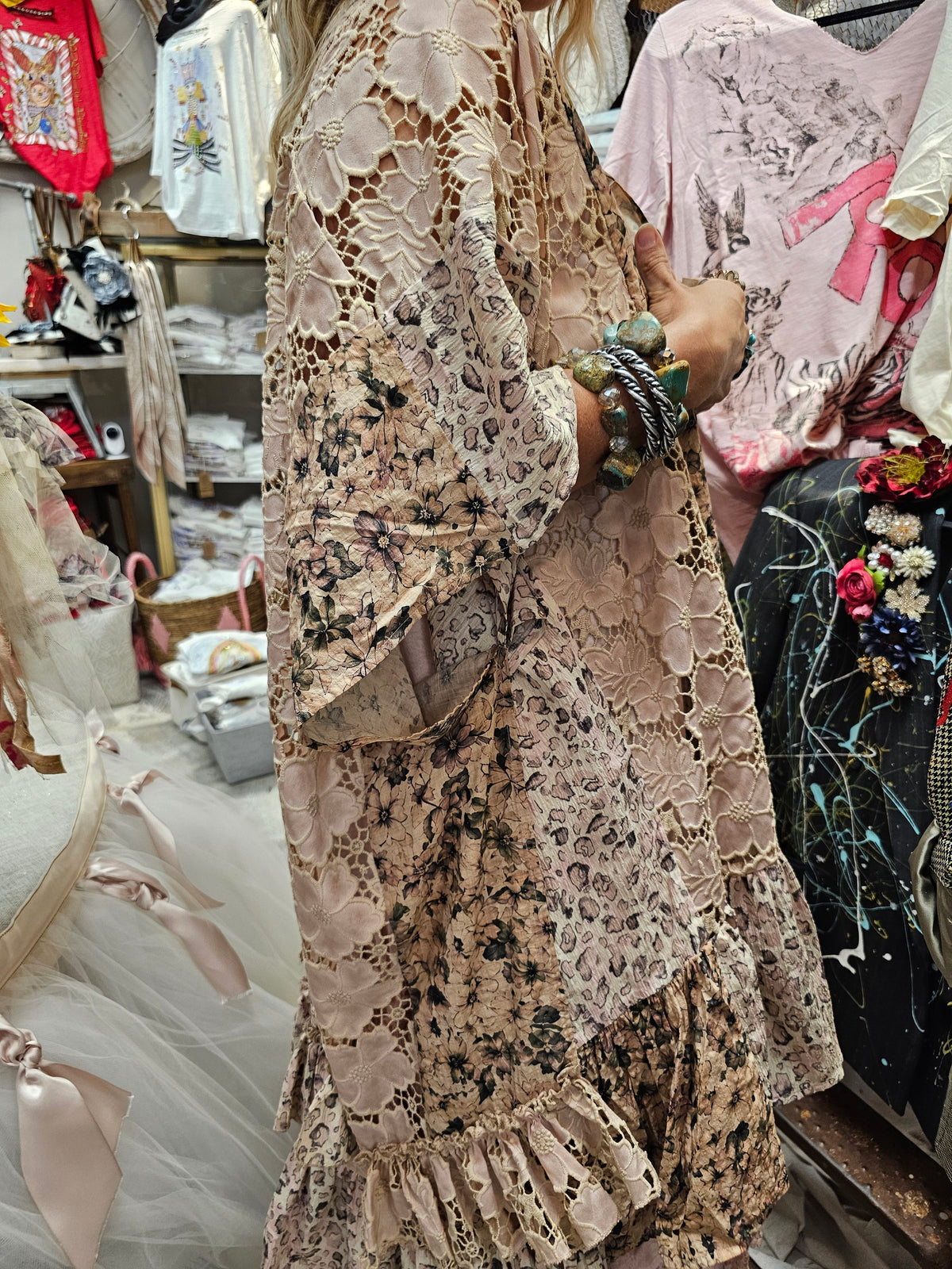 Lace Love Letter Duster