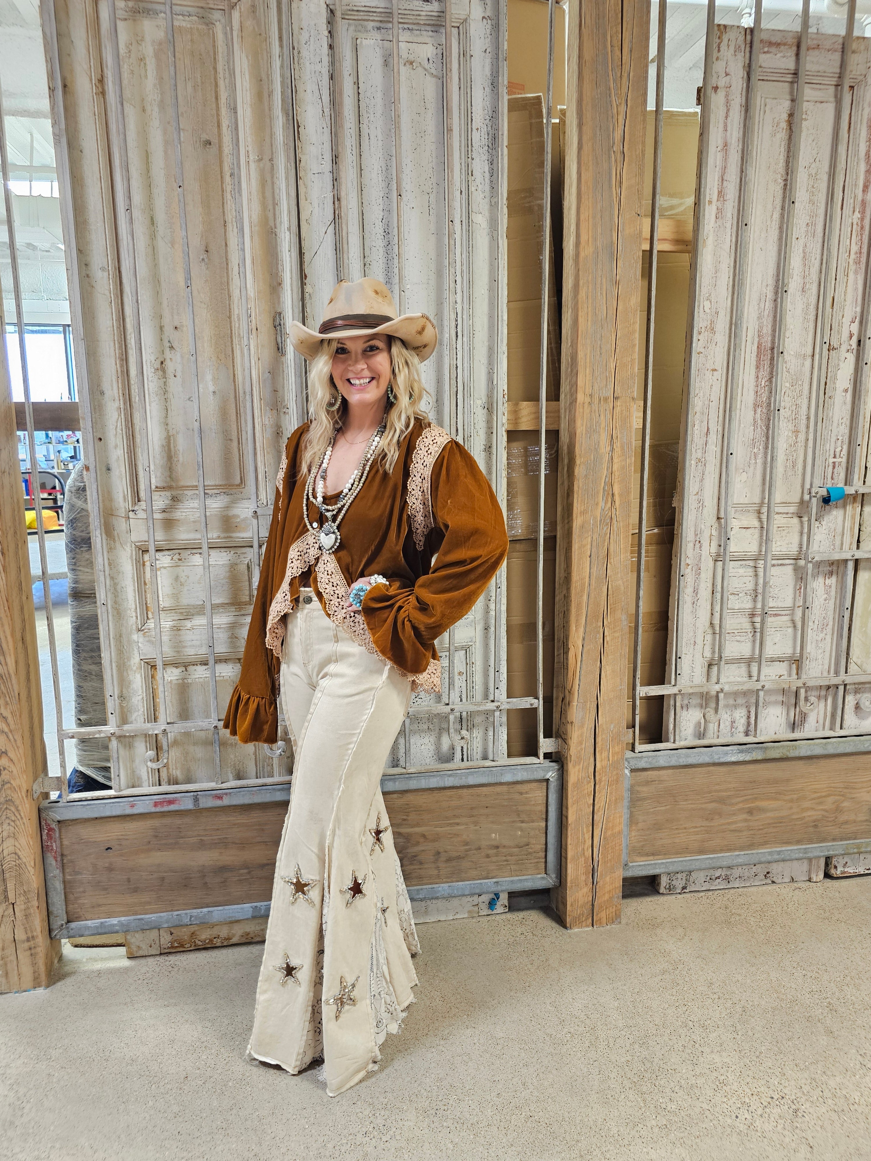Sequins in Hayfield Pants