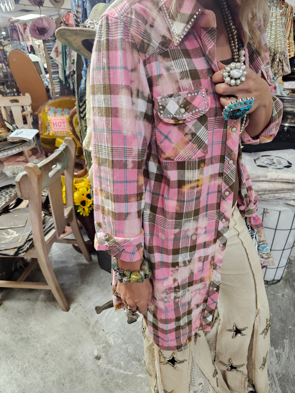 Pink Plaid Snapfront Bundle