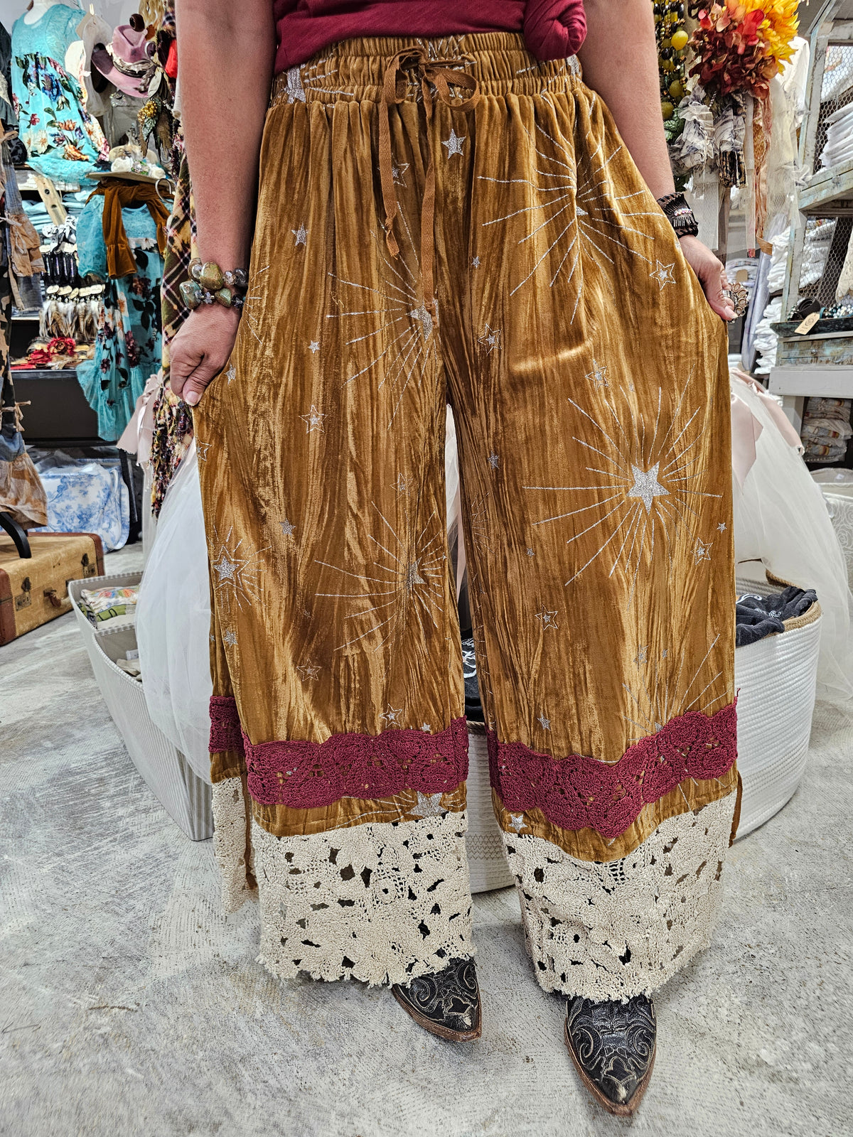 Velvet Gold Pantaloons Bundle