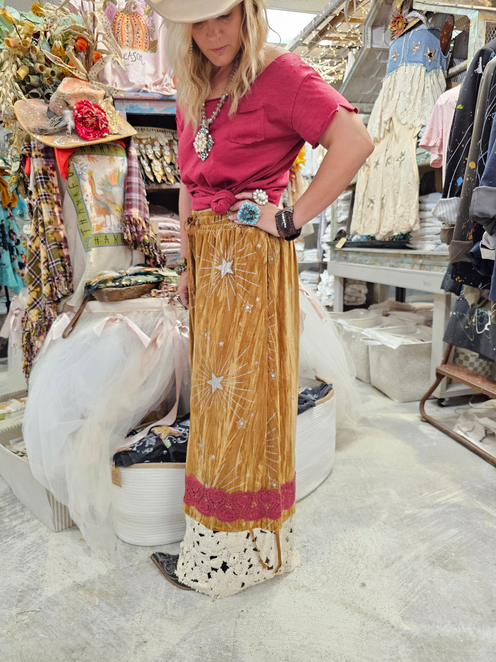 Velvet Gold Pantaloons Bundle