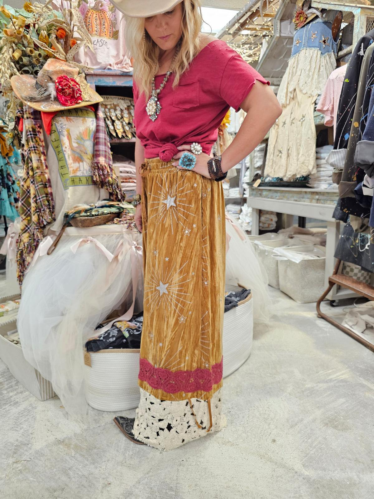Velvet Gold Pantaloons Bundle