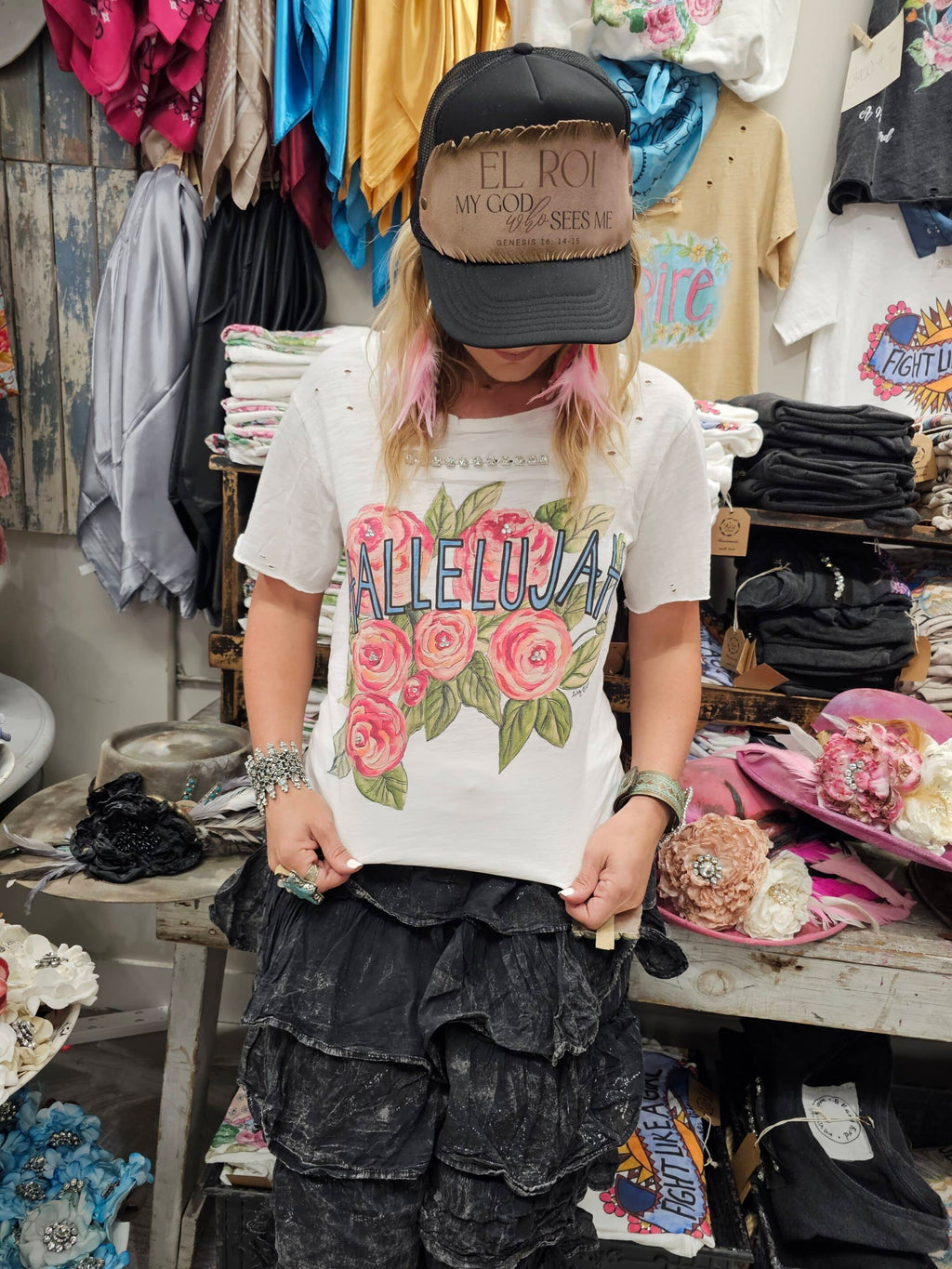 Hallelujah Tattered Tee Bundle image 1