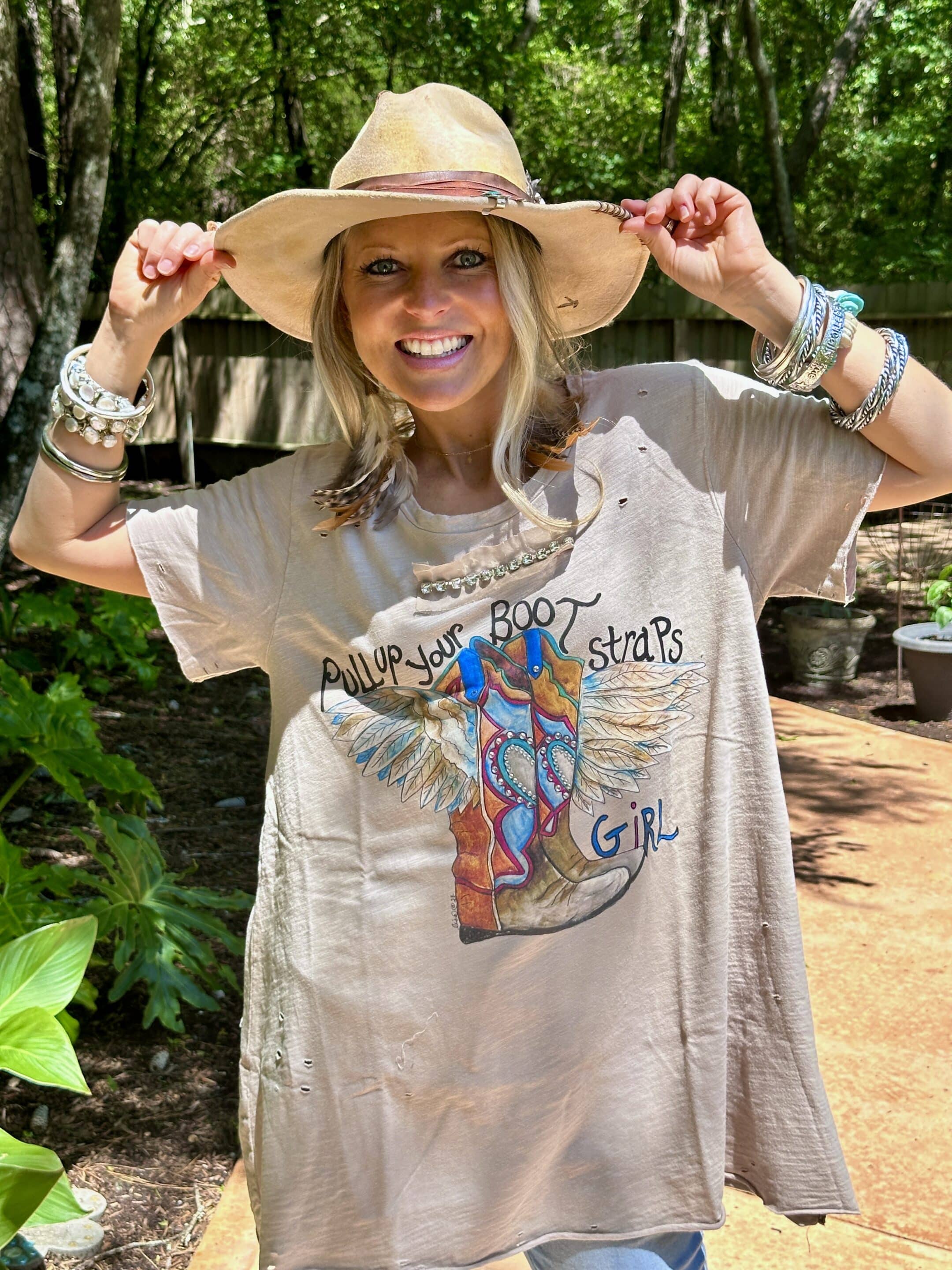Pull Up Your Bootstraps Tattered Shirt Bundle image 2