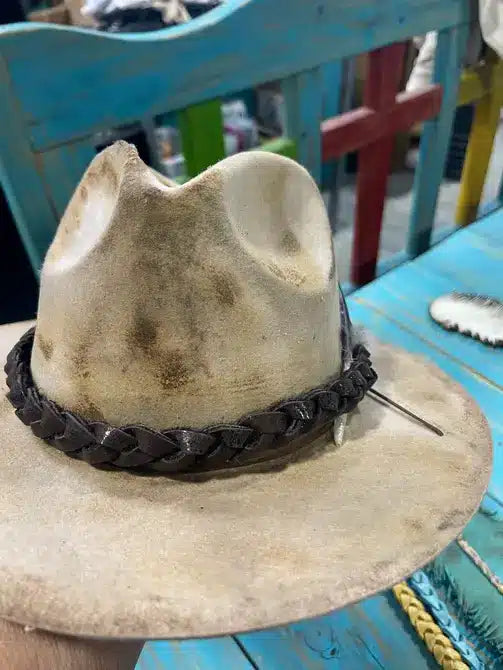 "POPS" Distressed Fedora image 5