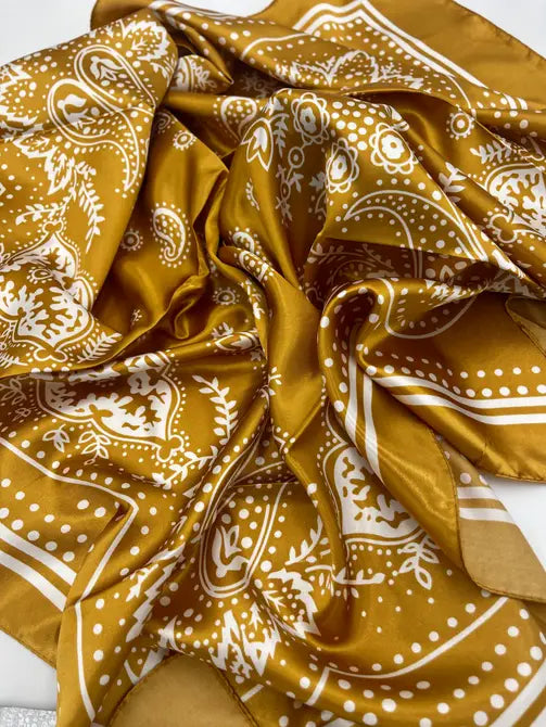 Mustard Bandana Wild Rag image 2