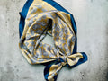 Lemon Sapphire Paisley Wild Rag image 0