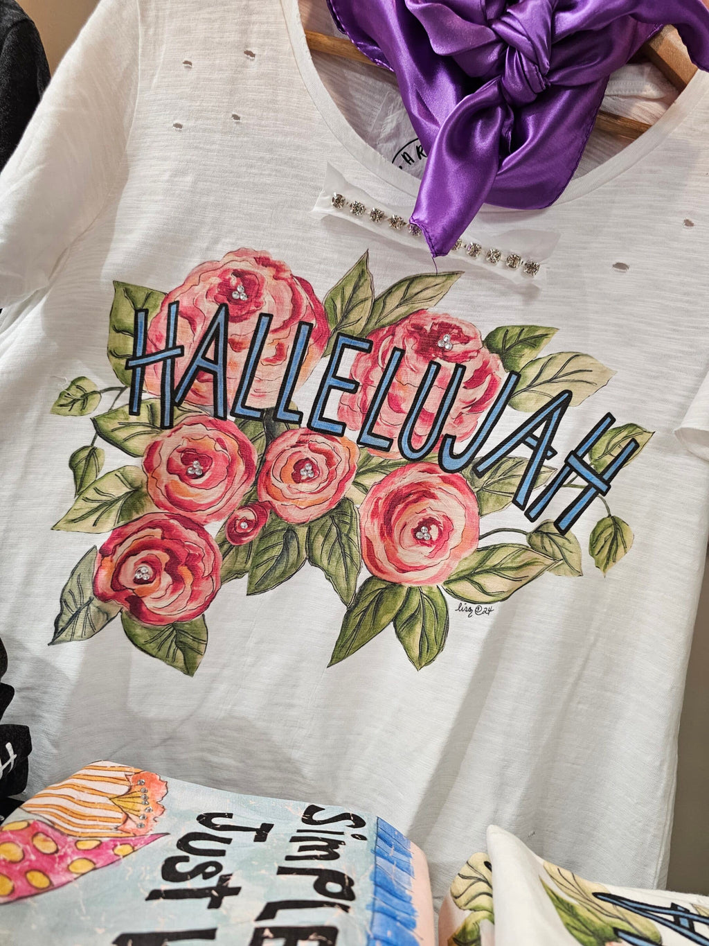 Hallelujah Tattered Tee Bundle image 3