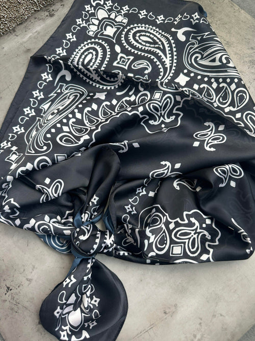 Black Bandana Wild Rag image 1