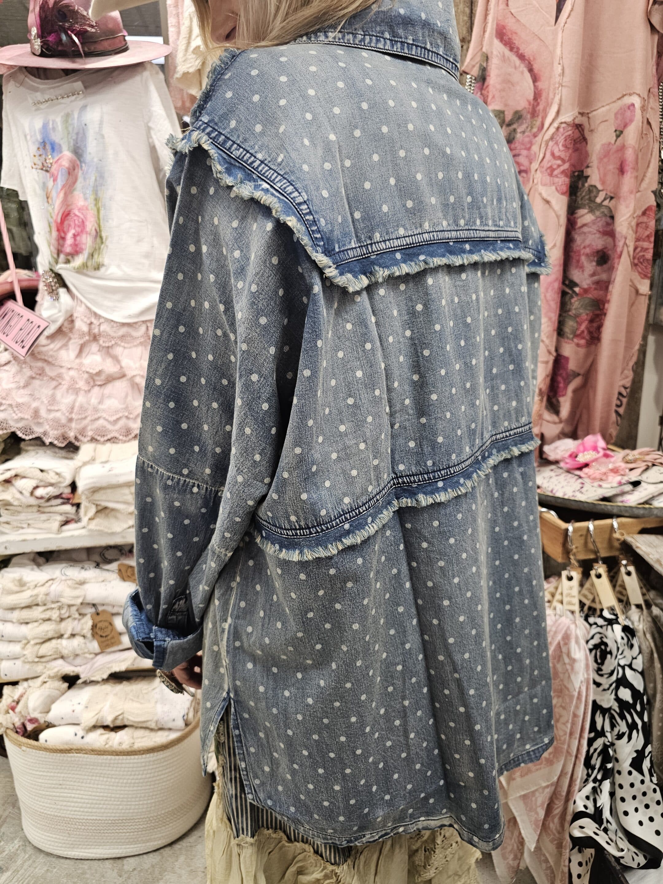 Denim Polka Dot Shirt Bundle image 2