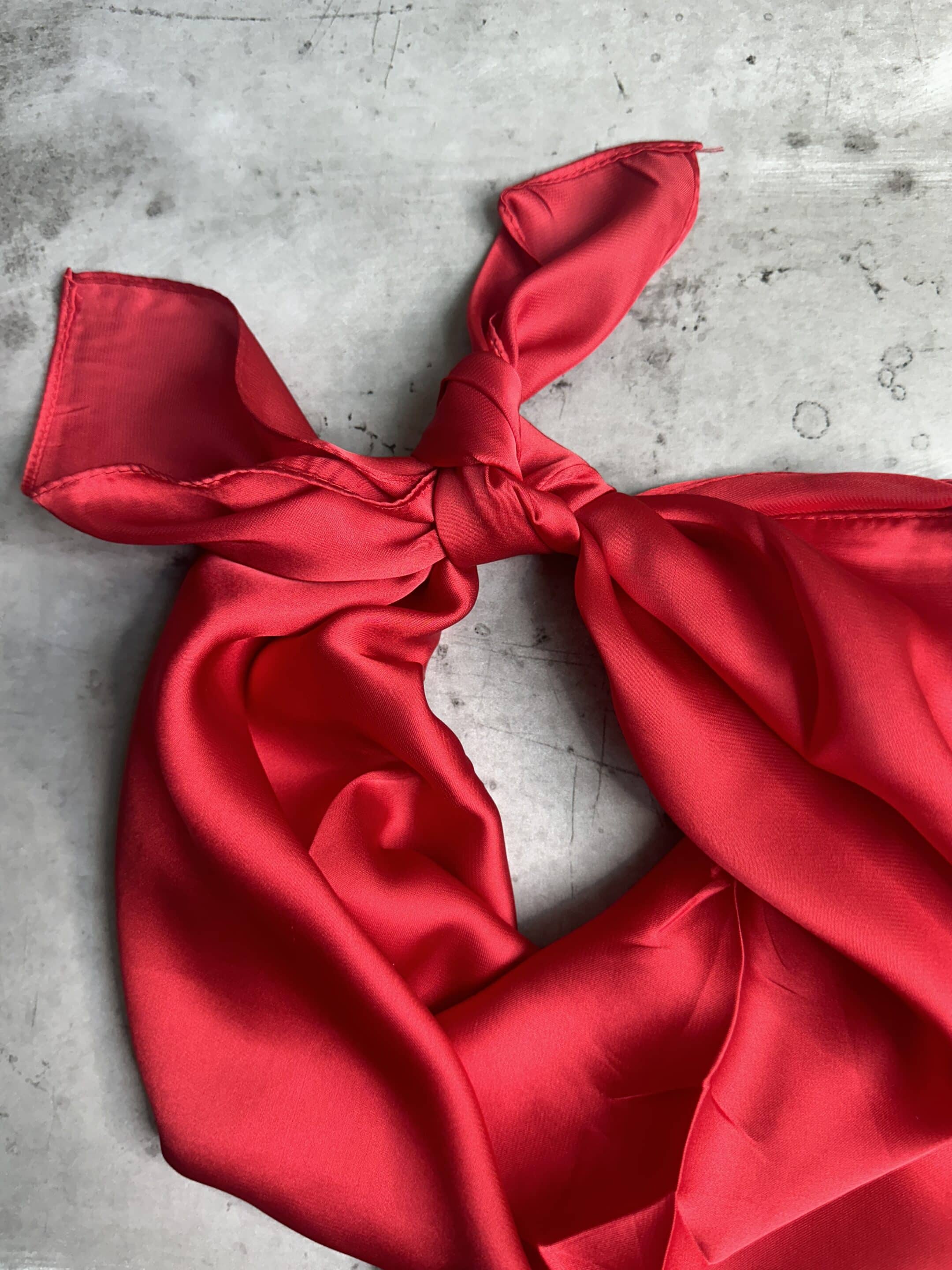 Scarlet Red Wild Rag image 2