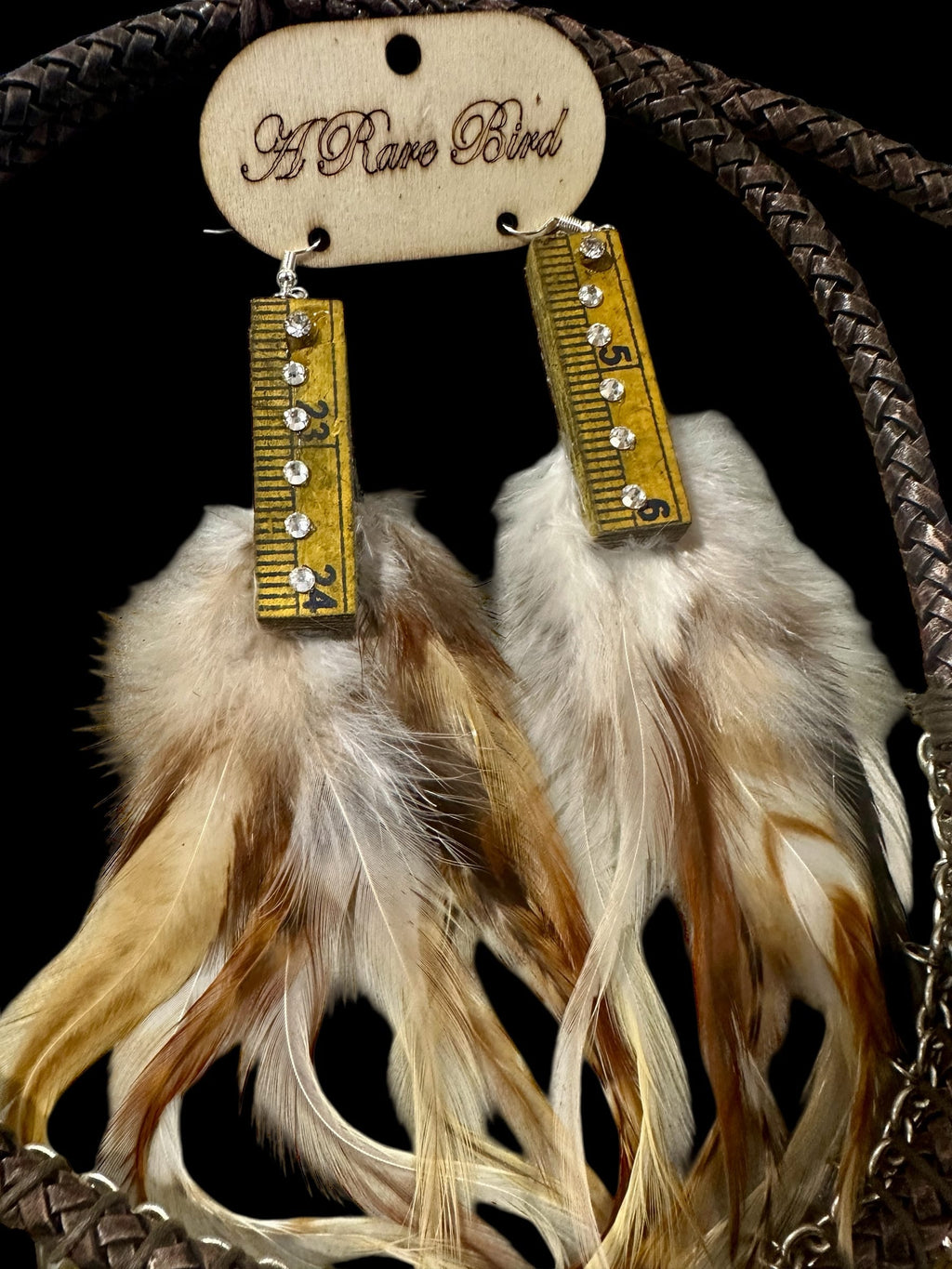 Vintage Yardstick Earrings image 1