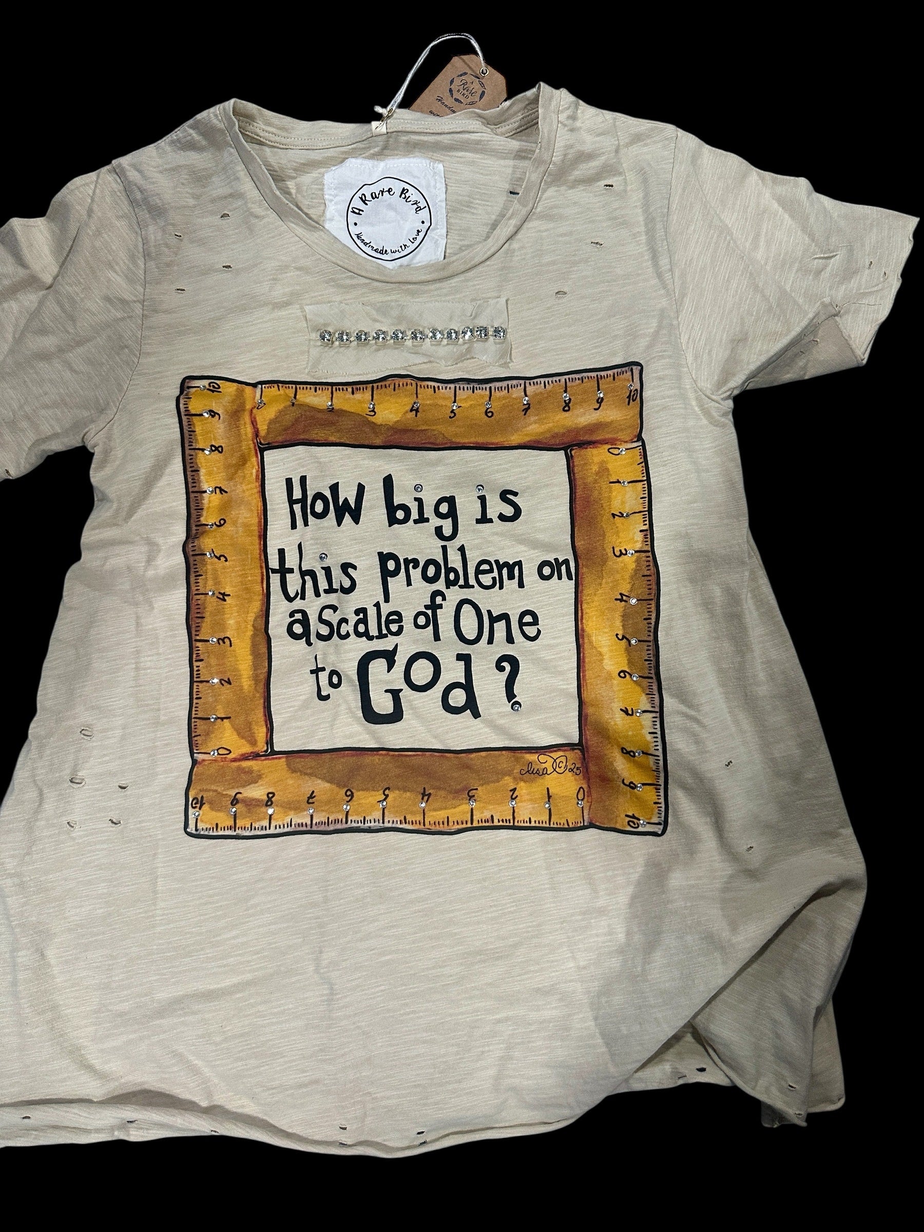 How Big Is This Problem Tattered Shirt image 0