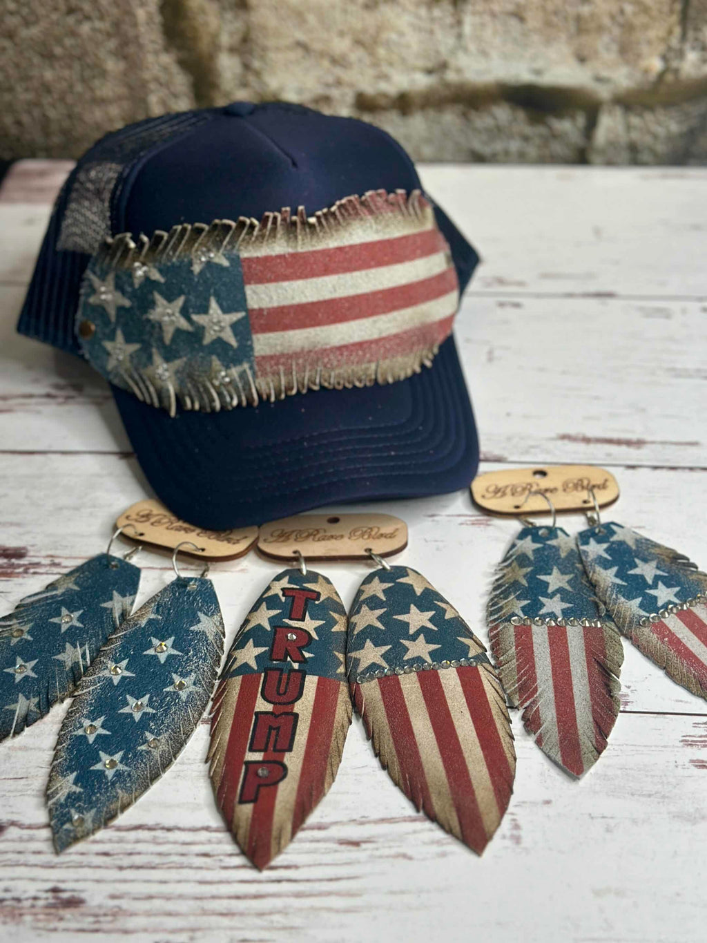 Old Glory Trucker Hat image 1