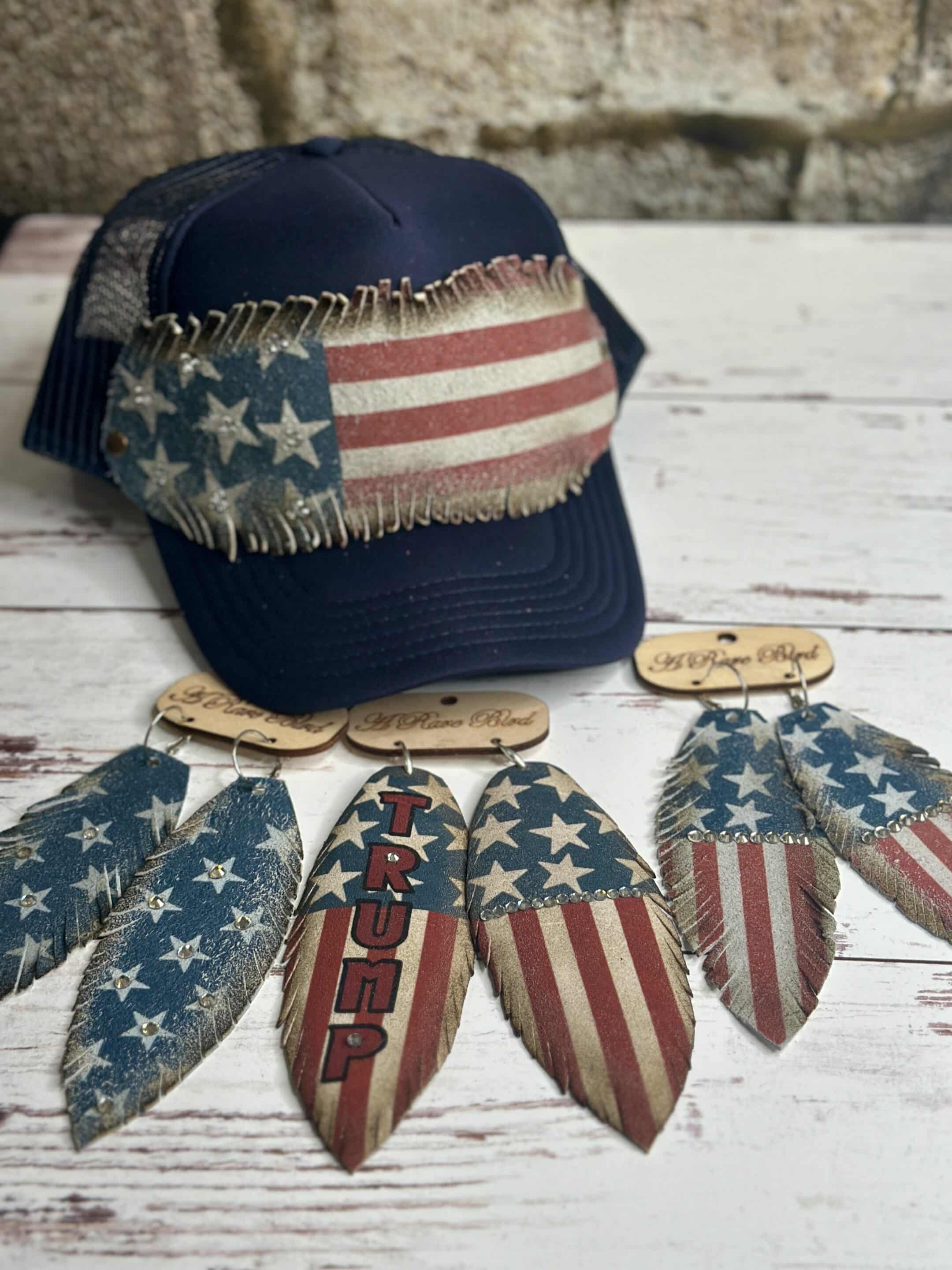 Old Glory Trucker Hat image 1