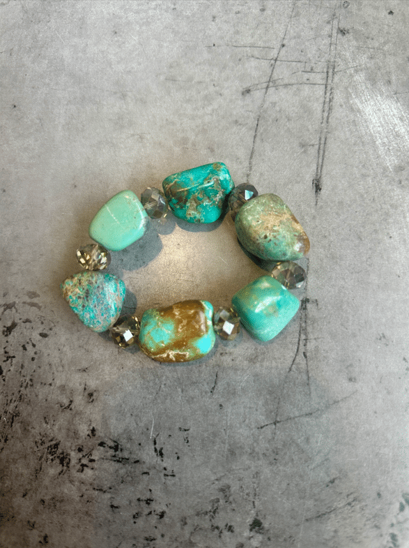 Authentic Turquoise Nugget Bracelet image 0