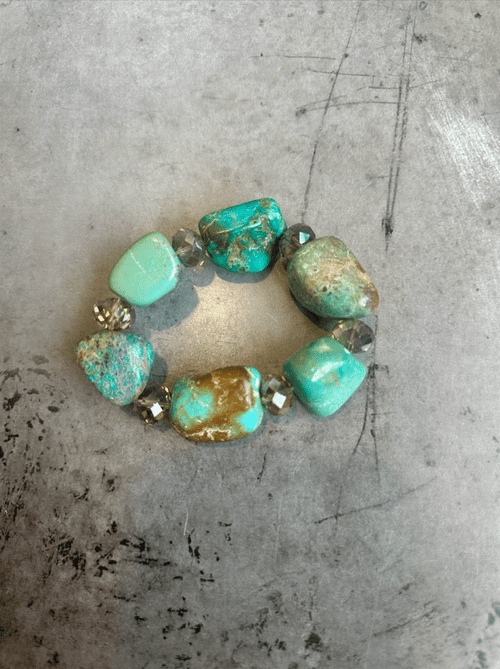Authentic Turquoise Nugget Bracelet image 0