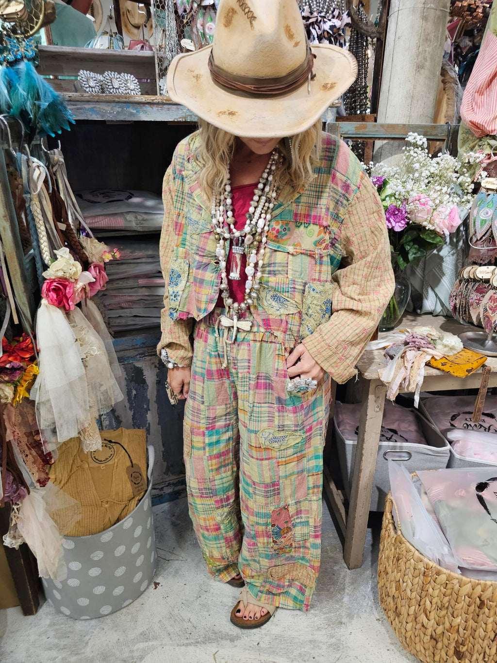 Pink Plaid Paradise Jacket image 3