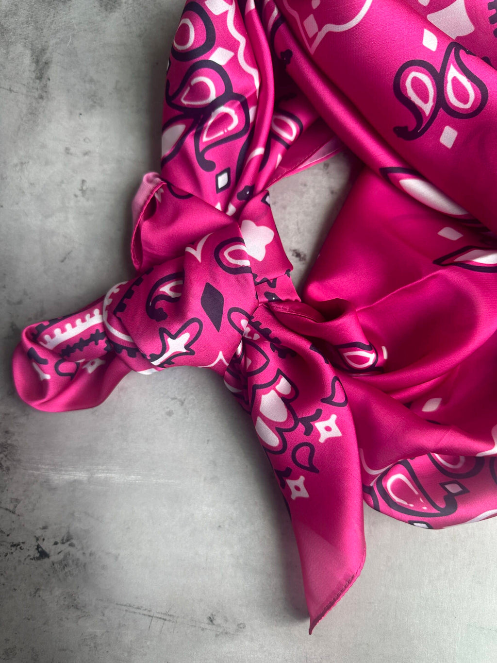 Magenta Bandana Wild Rag image 1