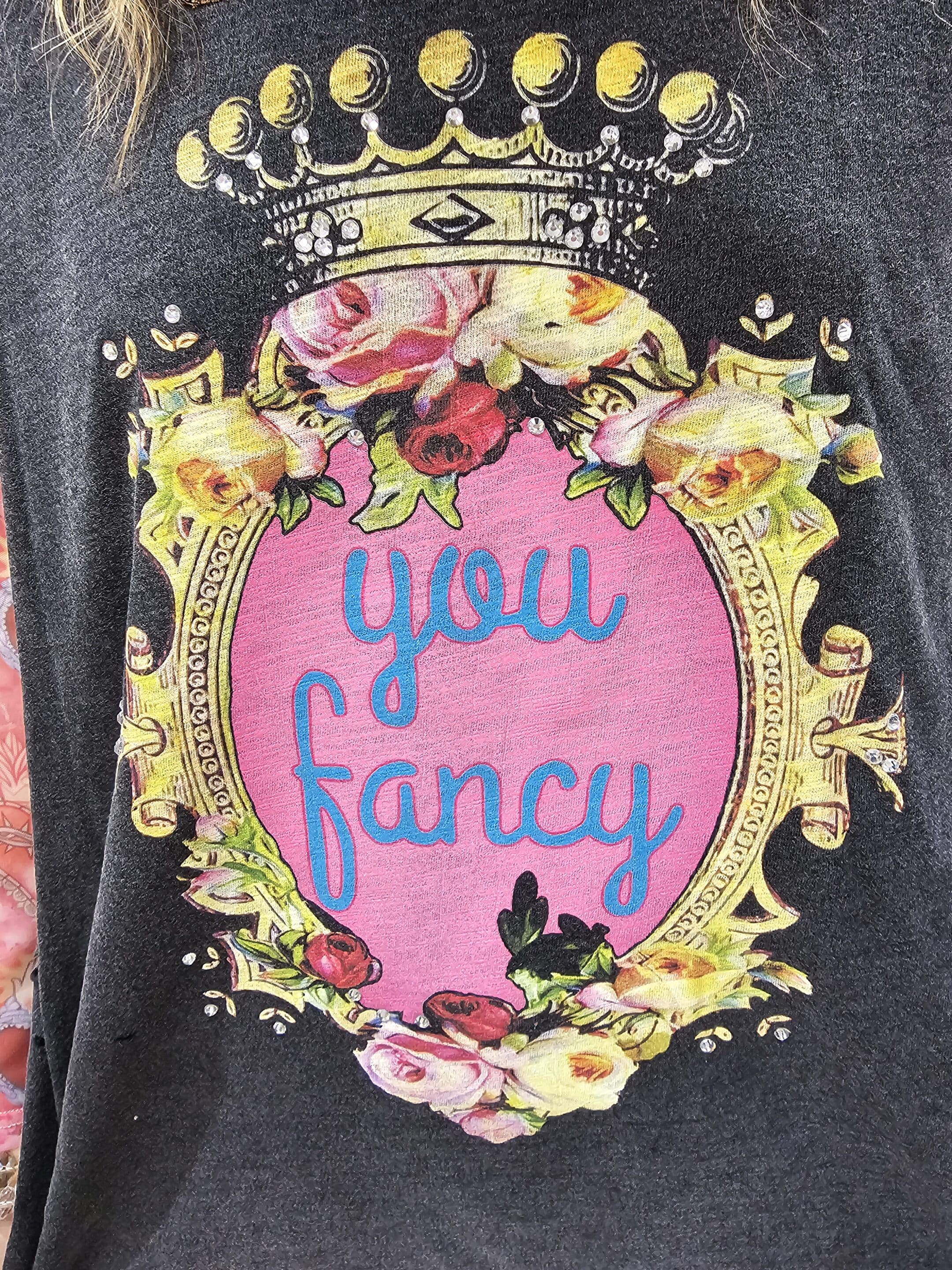 YOU FANCY tattered Tee image 0