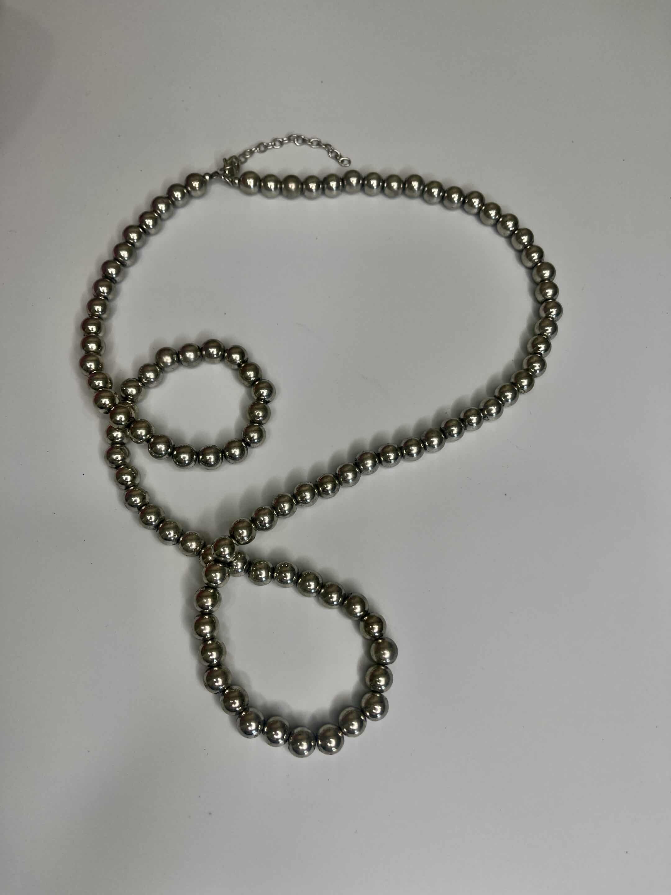 Light Weight Silver Beads image 2