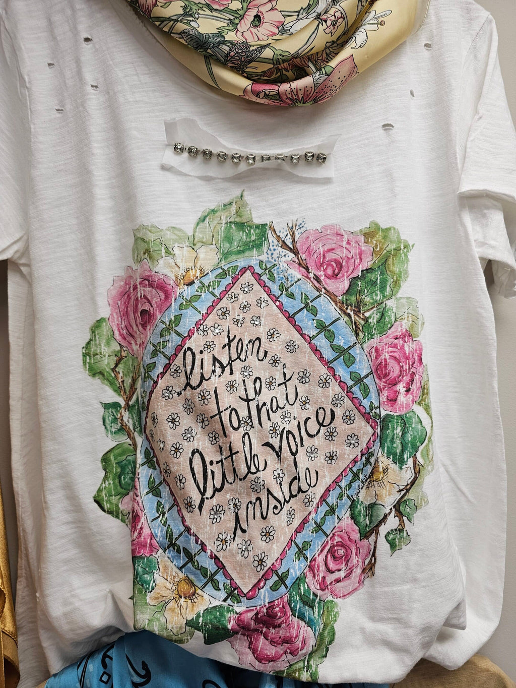 "Listen to that Little Voice Inside" Tattered Tee Bundle image 2