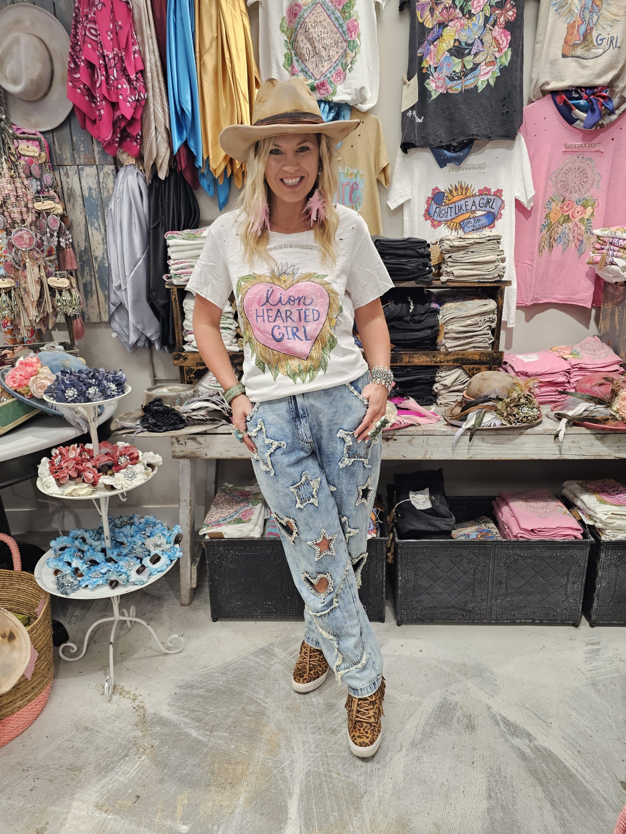 "Lion Hearted Girl" Tattered Tee Bundle image 1
