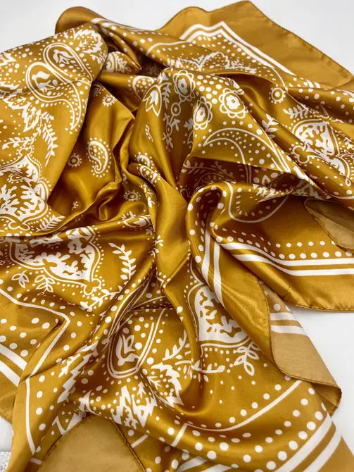 Mustard Bandana Wild Rag image 3