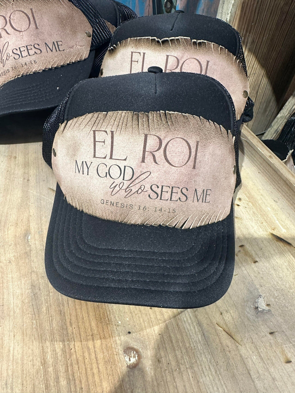 El Roi My God Who Sees Me Trucker Hat image 2