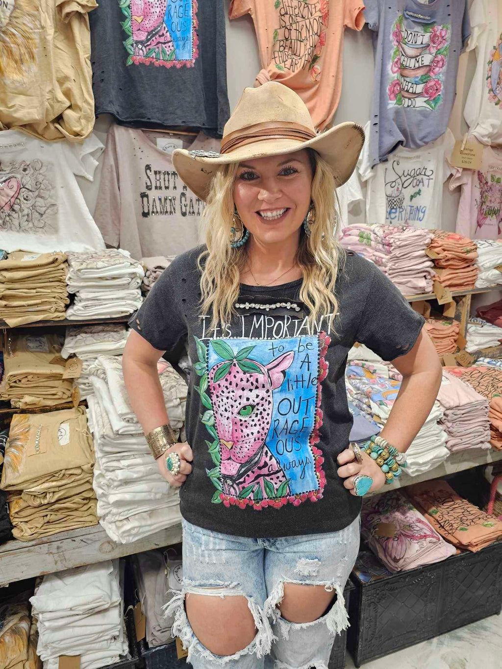 OUTRAGEOUS Hand Distressed Shirt Bundle image 0