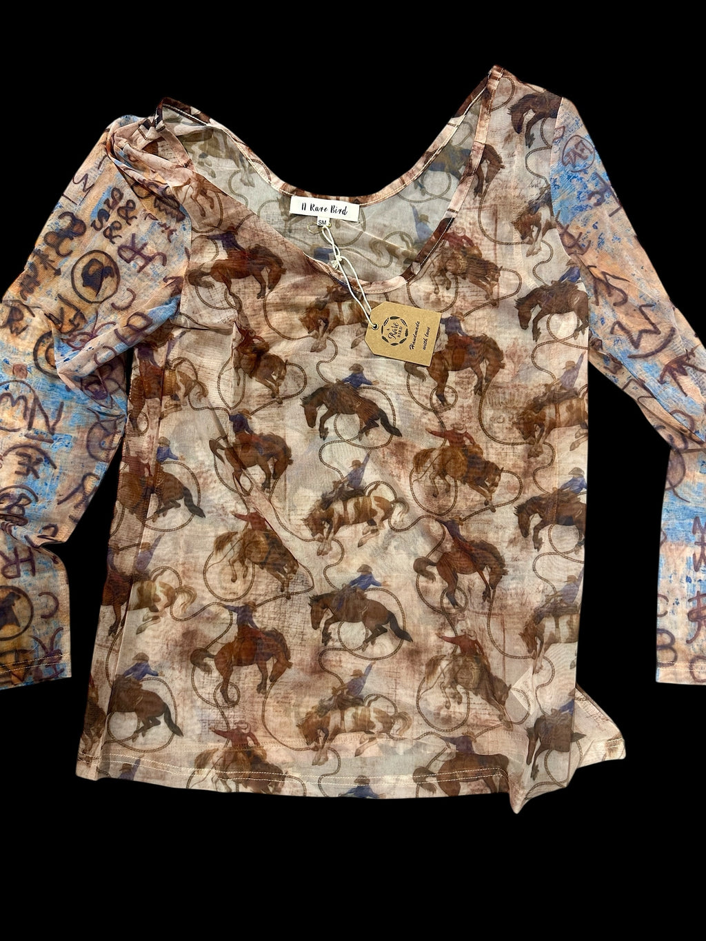 Bucking Bronco's Mesh Shirt image 0