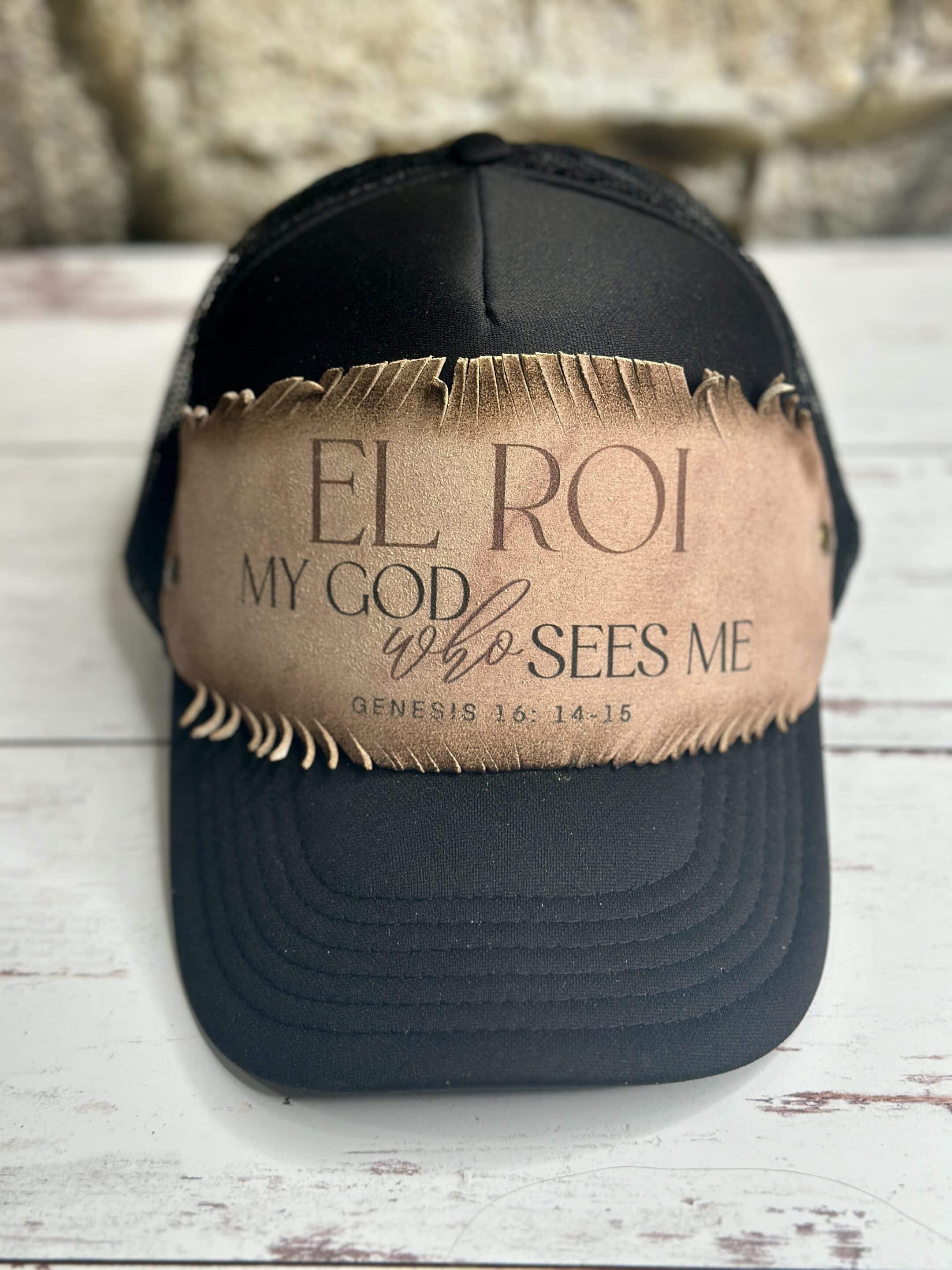 El Roi My God Who Sees Me Trucker Hat image 0