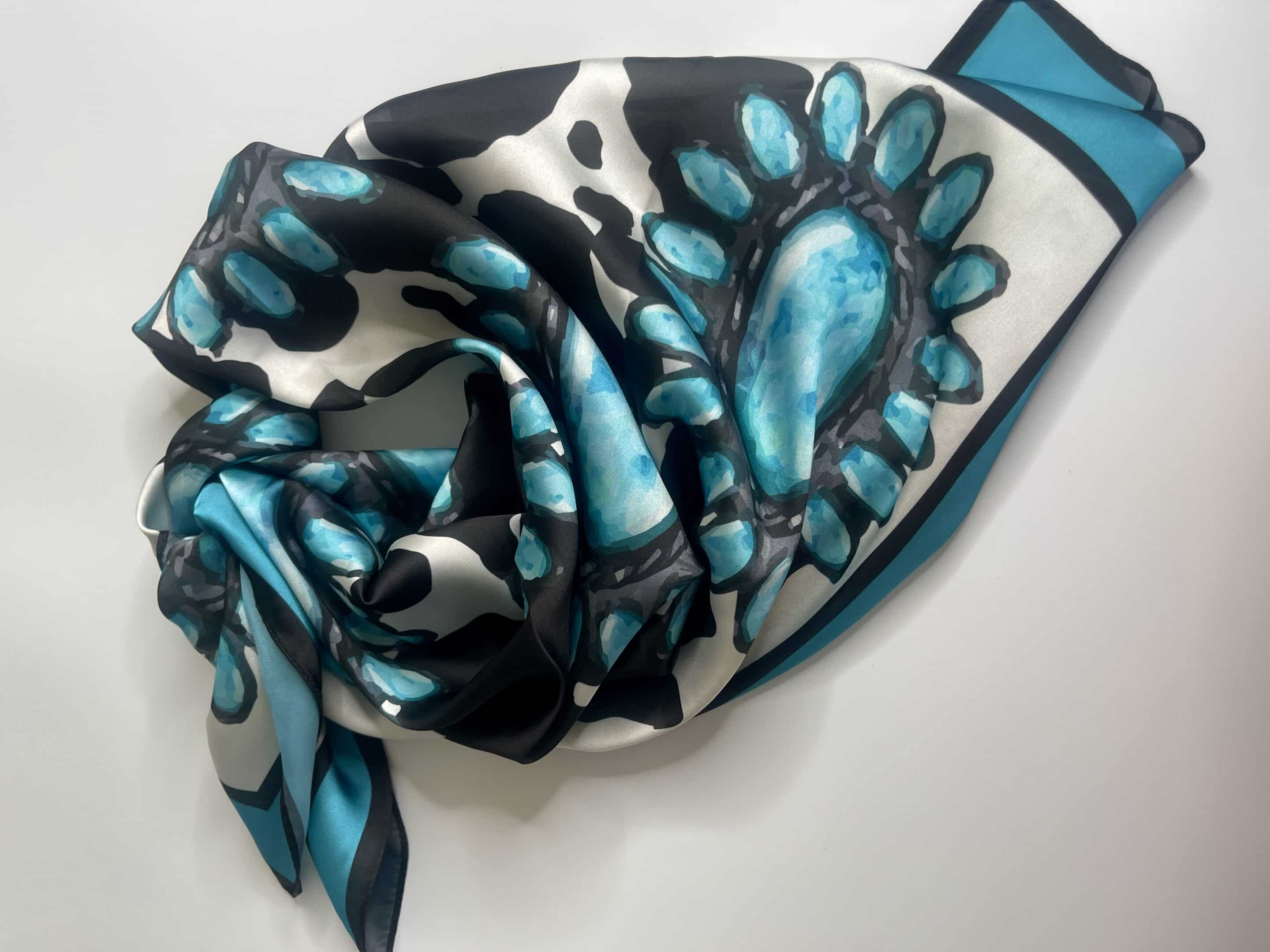 Turquoise Concho Wild Rag image 1