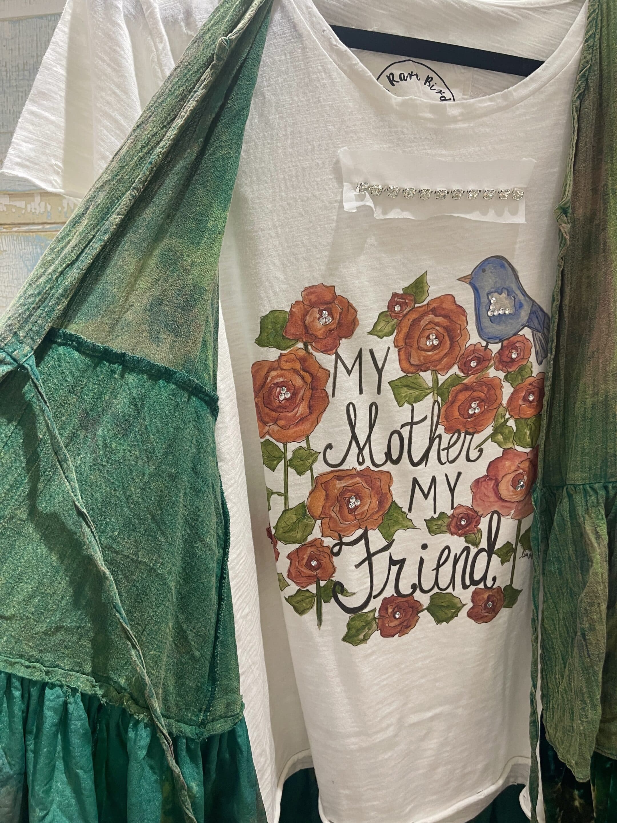 My Mother My Friend Tattered Tee image 1