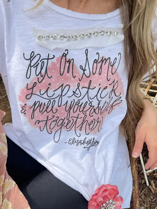 Lipstick Tattered Shirt image 0