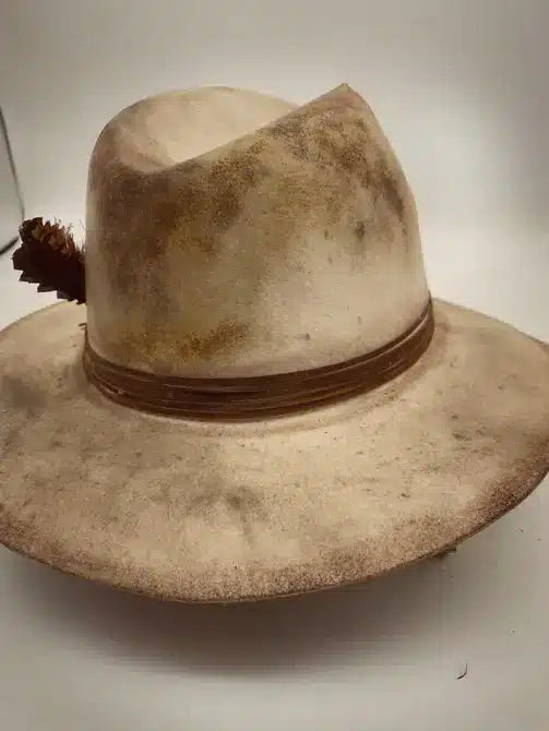 "POPS" Distressed Fedora image 2