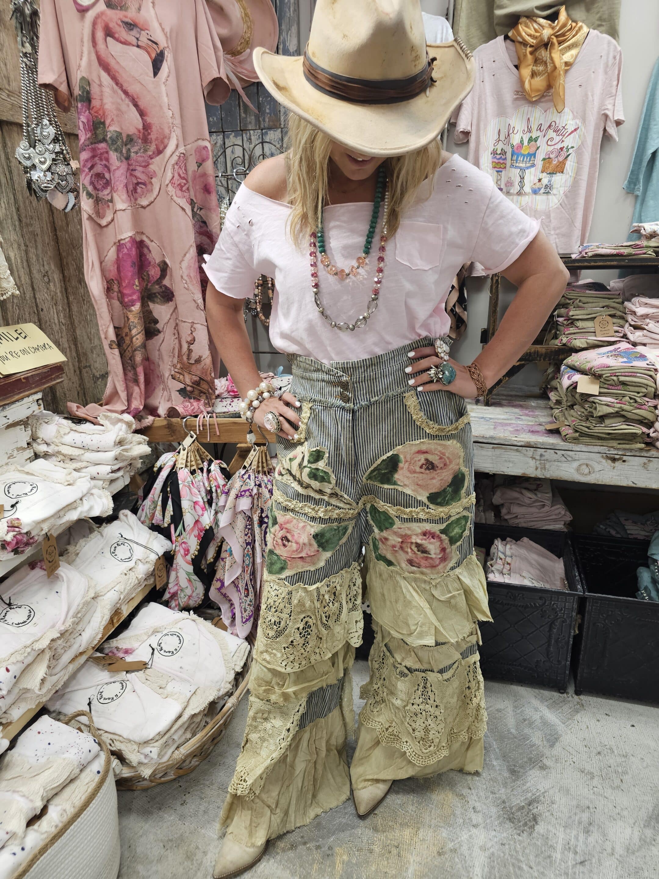 Rose Ticking Pant image 2
