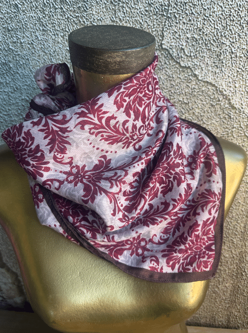 Cranberry Paisley Wild Rag image 3