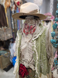 Green Embroidery Ruffle Vest Bundle image 0